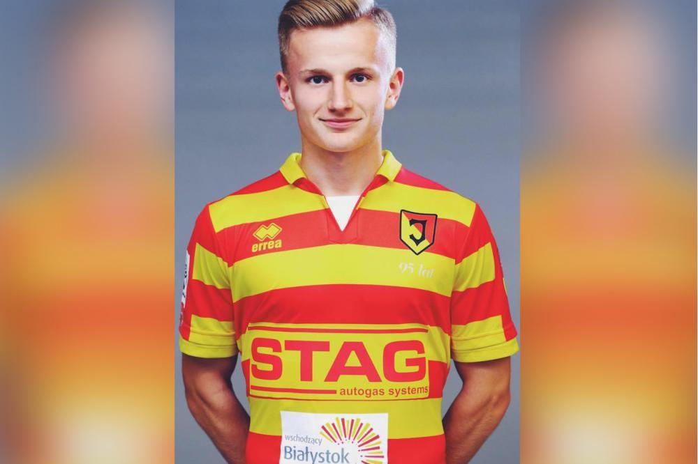 Michał Domański najbliższe pół roku spędzi w Wólczance Wólka Pełkińska. (fot. Jagiellonia Białystok)