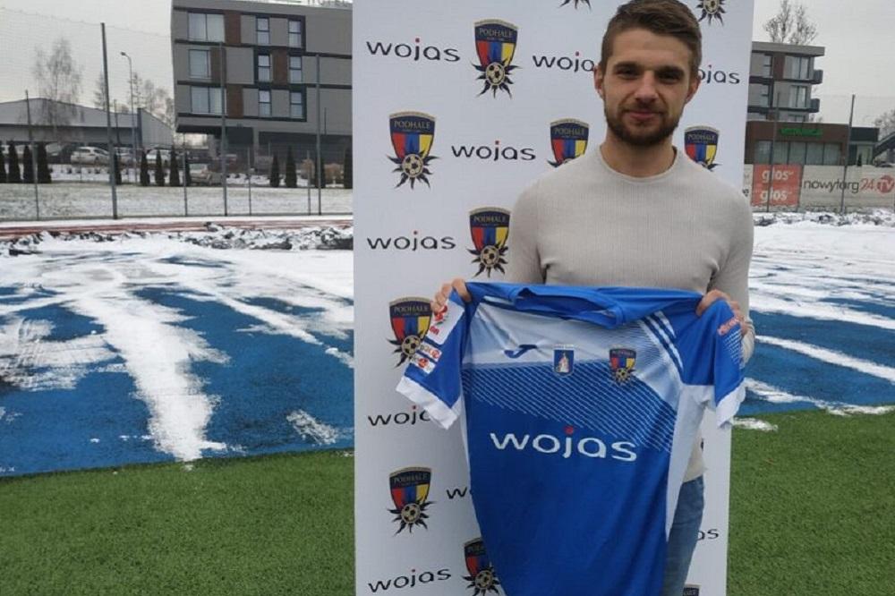 Michał Gałecki to drugi transfer Podhala Nowy Targ w zimowym okienku transferowym. (fot. Maciek Zubek)