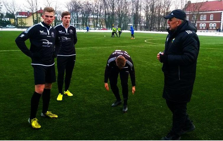 Michał Stasz (z lewej) przenosi się z Legii Warszawa do Stali Mielec (fot. stalmielec.com)