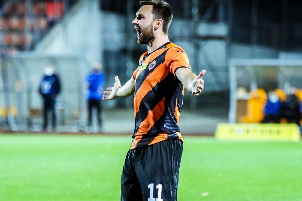 Mikołaj Lebedyński znalazł się na celowniku PGE FKS Stali Mielec. (fot. Chrobry Głogów)