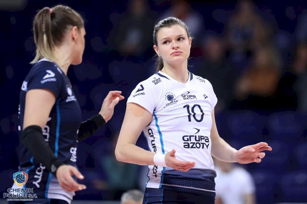 Monika Fedusio w nowym sezonie będzie grać w PGE Rysicach Rzeszów! (fot. Chemik Police)