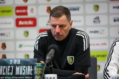 Porażka Stali Stalowa Wola w Skierniewicach. Trener Maciej Musiał: Mecz zaczął się fajnie, ale skończyło się dużo gorzej
