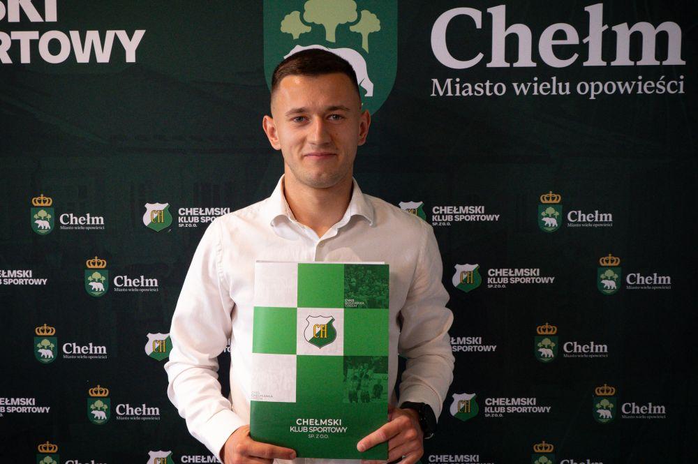 Michał Mydlarz nowym piłkarzem Chełmianki (fot. Chełmianka Chełm)