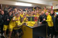 Naprzód Jędrzejów jedną bramką pokonał Pogoń-Sokół Lubaczów (fot. Naprzód Jędrzejów)