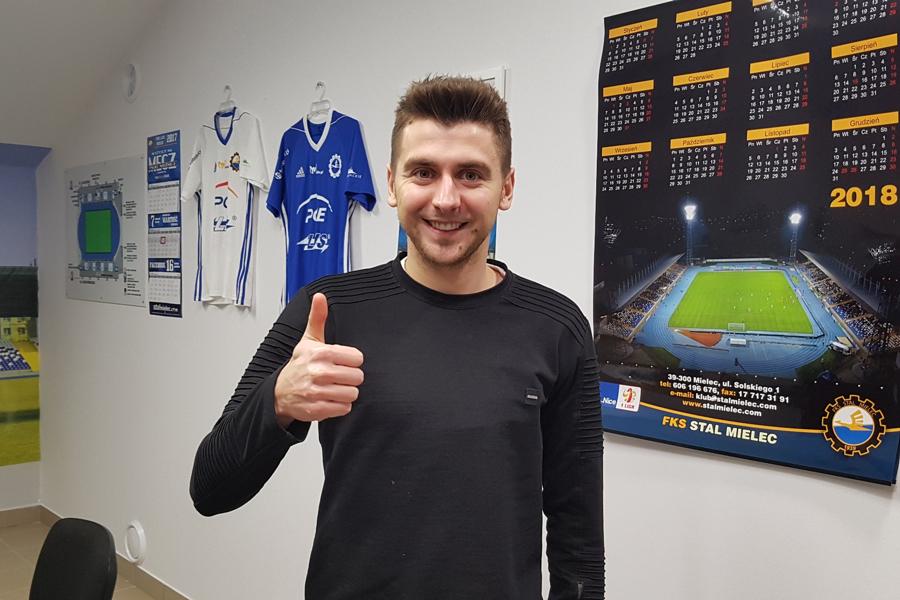 Bartosz Nowak blisko powrotu do Stali Mielec (fot. stalmielec.com)