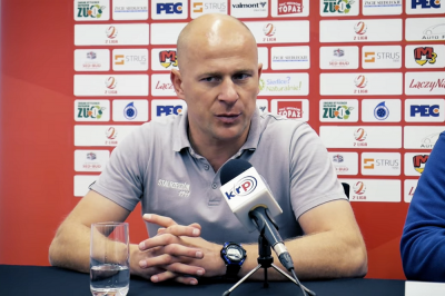 Janusz Niedźwiedź ocenił mecz z Garbarnią Kraków i powiedział o planach na najbliższe dni (fot.H69)