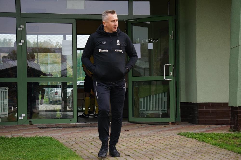 Grzegorz Opaliński żegna się z WATKEM Koroną Rzeszów. (fot. Kuba Noworól)