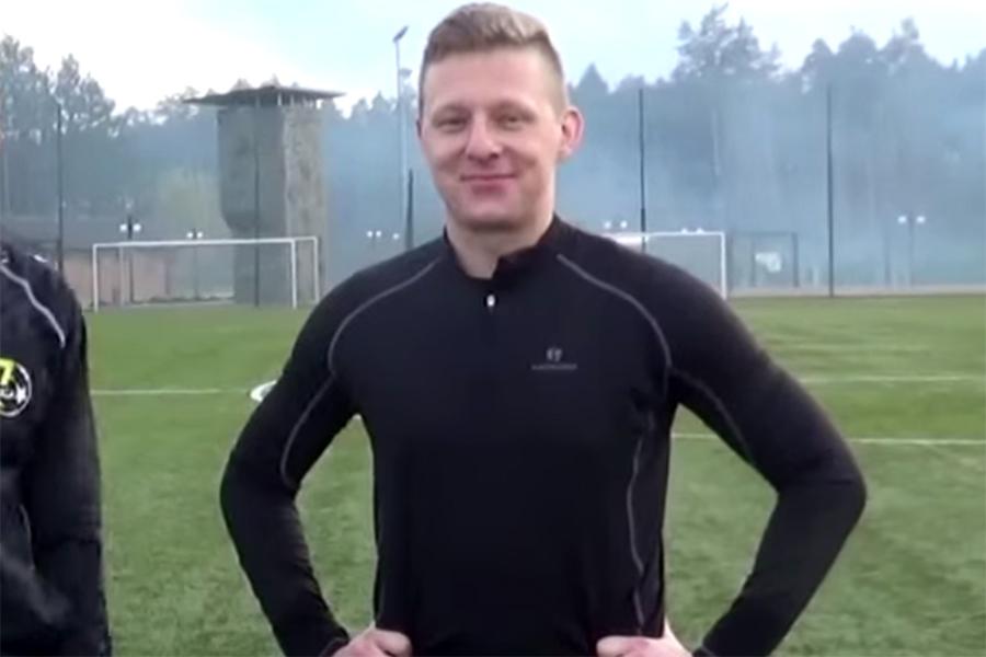 Na zdjęciu Patryk Krzystyniak (fot. youtube.com / SL7 - Super Liga Siódemek)