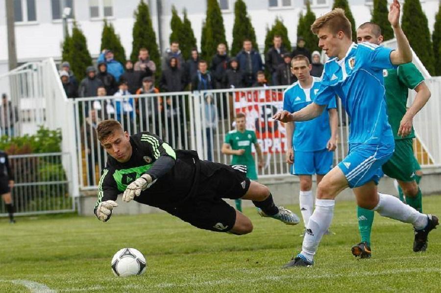 Na zdjęciu Paweł Pawlus (obecnie Watkem Korona Rzeszów), który został wybrany przez Was najlepszym bramkarzem rundy jesiennej 2019/2020 w 4 lidze podkarpackiej (fot. archiwum)