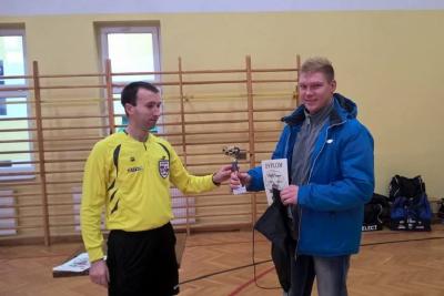 Paweł Szpiech (po prawej) będzie grającym trenerem LKS-u Izdbeki. (fot. Orlik Izdebki)