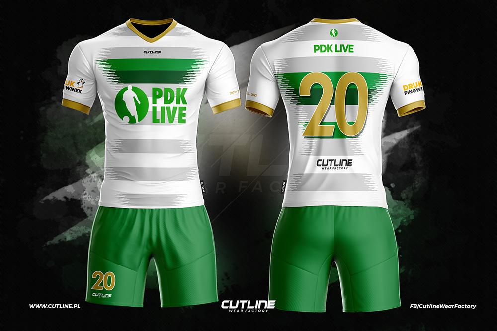 Projekt strojów sportowych od Cutline.