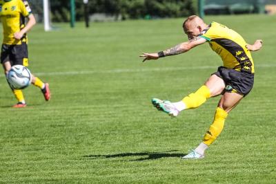 Kamil Orlik ustrzelił dublet w meczu z Wieczystą Kraków (fot. Radek Kuśmierz)