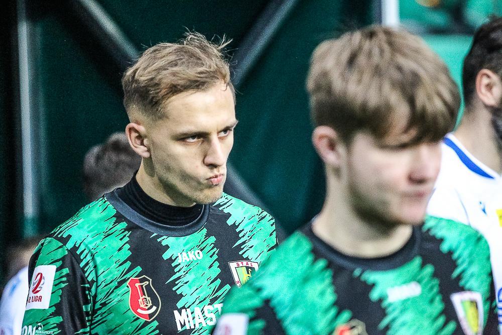 Jakub Banach zdobył gola na wagę remisu w meczu z Wisłą Puławy (fot. Radek Kuśmierz)