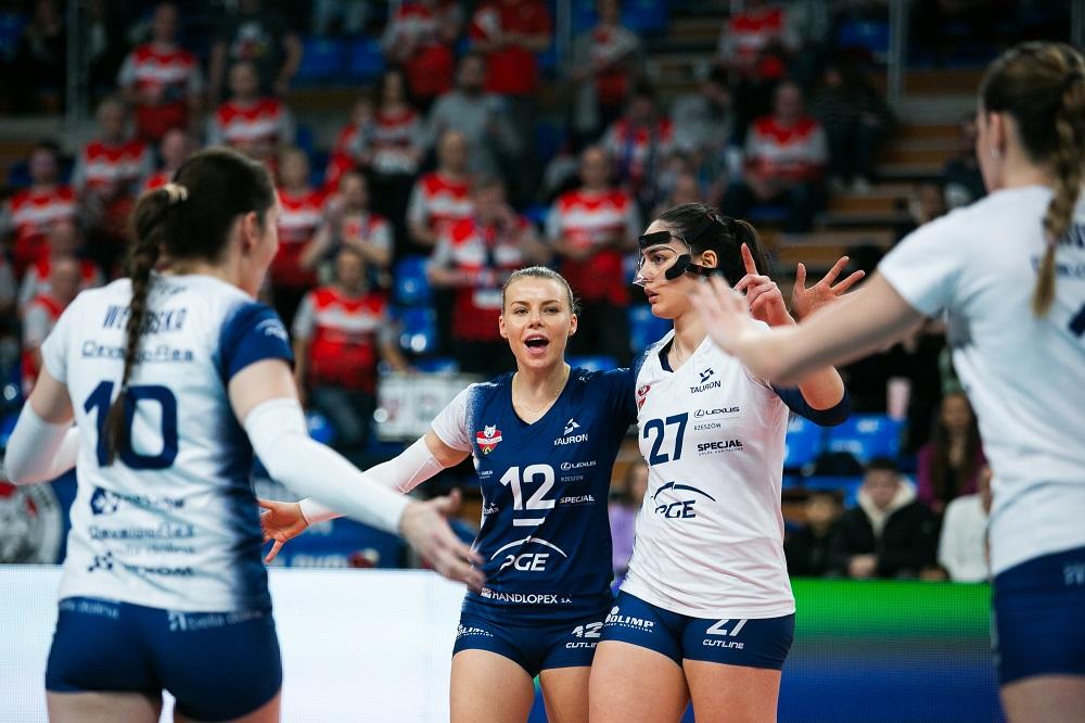 PGE Rysice Rzeszów stają do walki z nieprzewidywalnym rywalem. Fot. Monika Pliś.