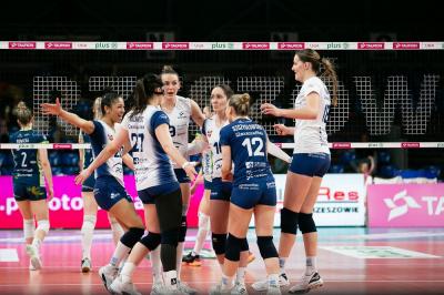 Rzeszowianki nie miały wiele do powiedzenia w pierwszym meczu finałowym. Fot. Monika Pliś.