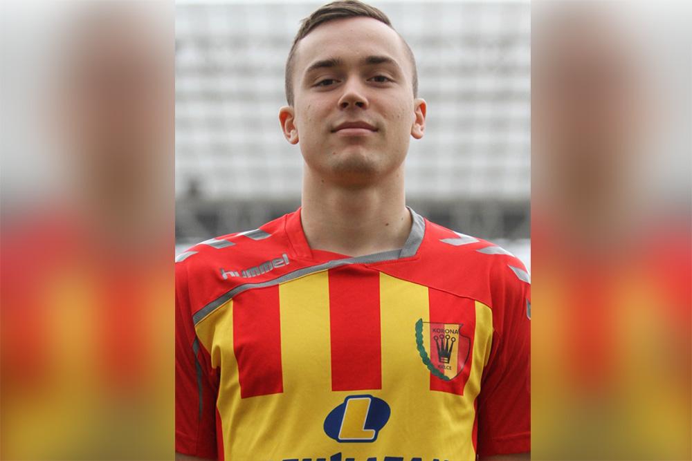 Na zdjęciu Piotr Poński, który z Korony Kielce przenieść ma się do Stali Rzeszów (fot. Korona Kielce)