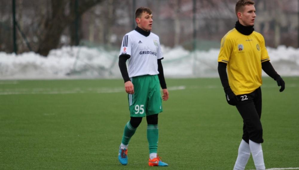 Mateusz Gul jeszcze w barawach Olimpii Grudziądz (fot. olimpiagrudziadz.com)