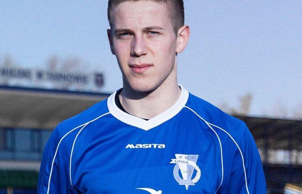 Adrian Chłoń grał na Podkarpaciu w Siarce, na zdjęciu w barwach Unii Tarnów (fot. (fot. zksunia.tarnow.pl)