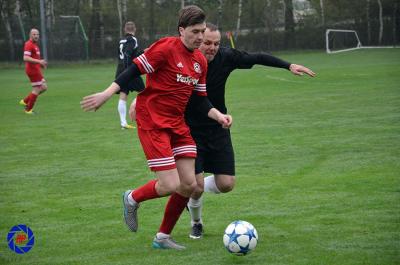 Damian Wolański wpisał się na listę strzelców w sparingu z rezerwami Termaliki (fot. Adrianna Popkiewicz)