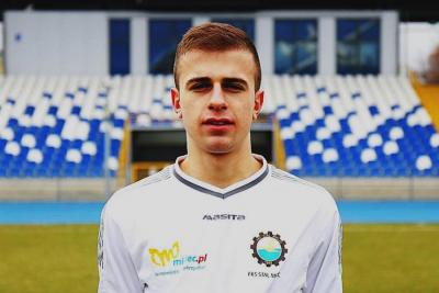 Marcel Stec kolejny raz przycyznił się do wygranej Stali Mielec (fot. Kacper Strykowski / stalmielec.com