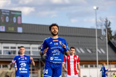 Podhale Nowy Targ na remis z KKS-em Kalisz. Zdecydował gol w doliczonym czasie (fot. Podhale Nowy Targ)