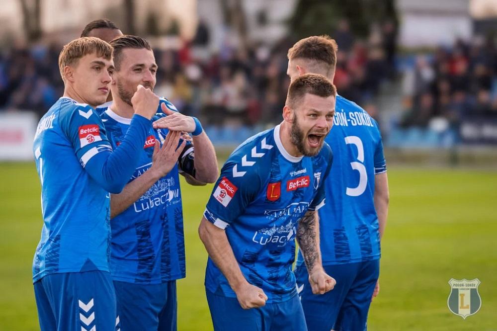 Pogoń-Sokół Lubaczów wciąż jest w grze o utrzymanie w 3 lidze! (fot. Pogoń-Sokół Lubaczów)