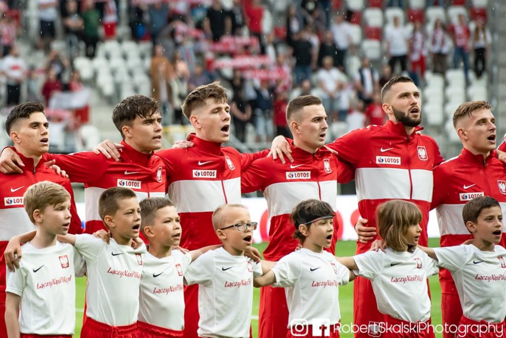 Młodzieżowa reprezentacja Polski przegrała z Niemcami 1-2 i straciła szansę na mistrzostwa Europy (fot. Robert Skalski)