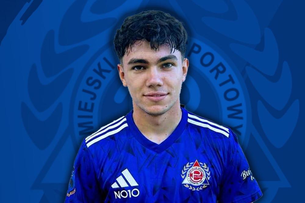 Kacper Koptyński nowym piłkarzem Polonii Przemyśl (fot. Polonia Przemyśl)