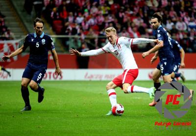 Zwycięstwo reprezentacji Polski z San Marino na zdjęciach