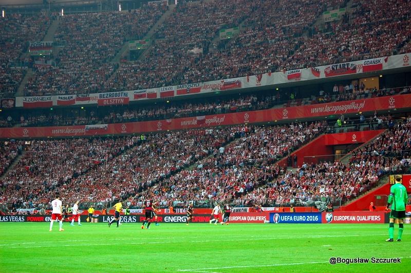 Reprezentacja Polski odniosła historyczne zwycięstwo z Niemcami w meczu el. mistrzostw Europy 2016. Biało-czerwoni wygrali 2-0 po golach Arkadiusza Milika i Sebastiana Mili (fot. Bogusław Szczurek)