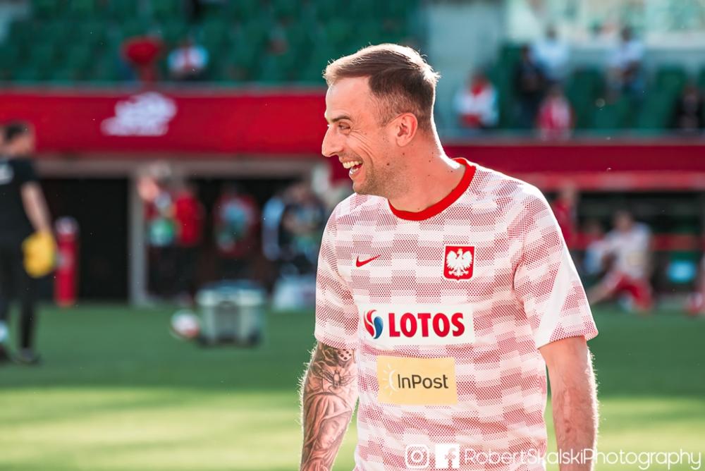 Piłkarze reprezentacji Polski w pierwszym meczu Ligi Narodów ograli Walię 2-1 (fot. Robert Skalski)
