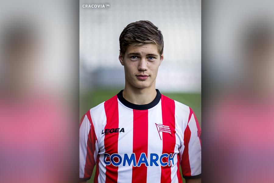 Radosław Kanach ma zaledwie 17 lat. Do Cracovii trafił ze Stali Rzeszów (fot. cracovia.pl)