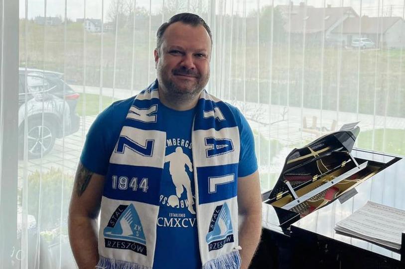 Na zdjęciu Rafał Kalisz, prezes Stali Rzeszów (fot. stalrzeszow.pl)