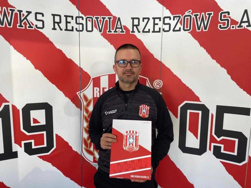 Rafał Ulatowski został nowym szkoleniowcem Resovii! (fot. Resovia)