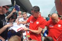 Zgrupowanie zakończone. Kadra na lotnisku w Jasionce [ZDJĘCIA]