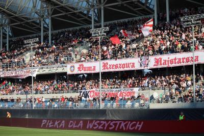 Mecz Apklan Resovia - Korona Kielce na Stadionie Miejskim