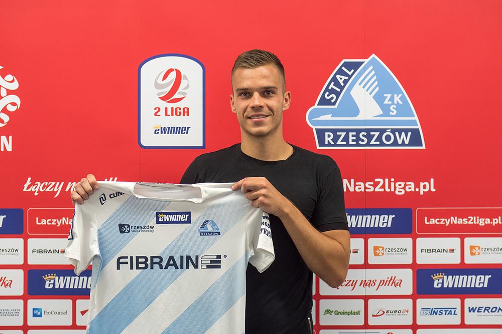 Samuel Kuc został nowym zawodnikiem Stali Rzeszów (fot. stalrzeszow.pl)