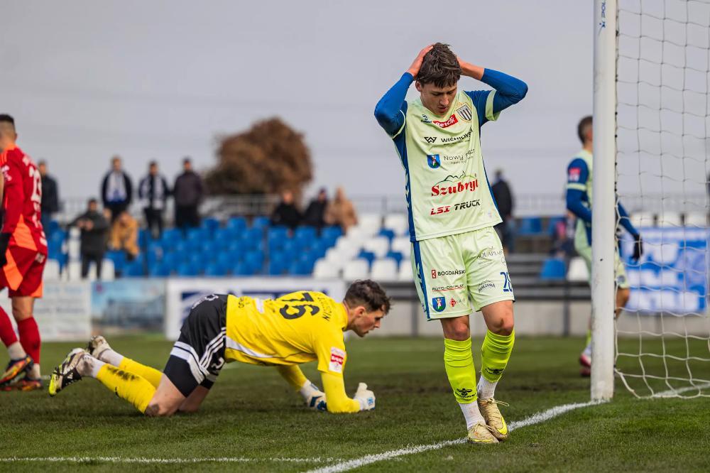 Sandecja Nowy Sącz przegrała ze Świtem Szczecin (fot. Adrian Maraś)