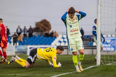 Sandecja Nowy Sącz przegrała ze Świtem Szczecin (fot. Adrian Maraś)