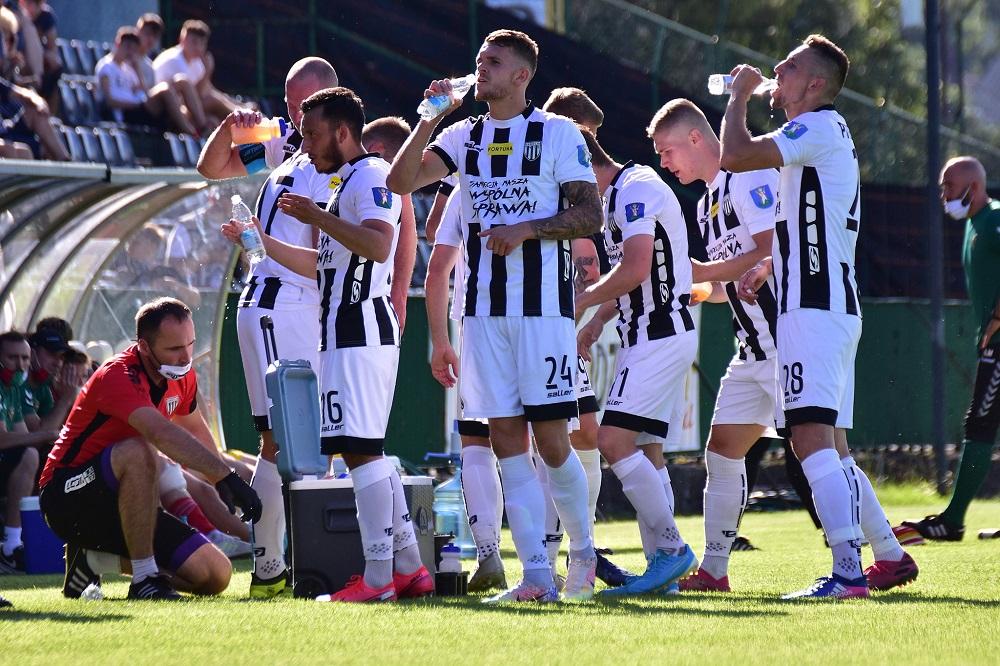 Sandecja Nowy Sącz zdobyła pierwszy punkt w Fortuna 1 lidze. (fot. archiwum)