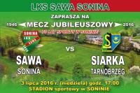 Siarka Tarnobrzeg zagra z Sawą Sonina na 70-lecie