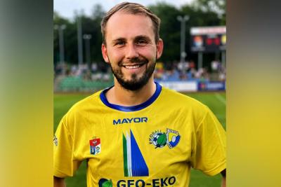 Sebastian Sobolak znów będzie bronił barw Ekoball Stali Sanok (fot. facebook.com/EkoballStalSanok)