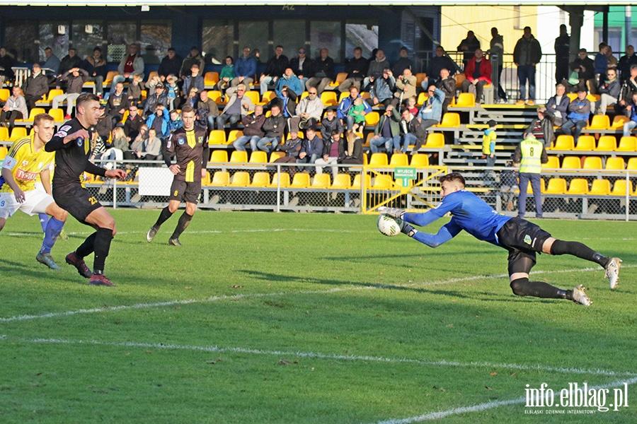Siarka Tarnobrzeg pokonała Olimpię Elbląg w 4. kolejce drugiej ligi. (fot. info.elblag.pl)