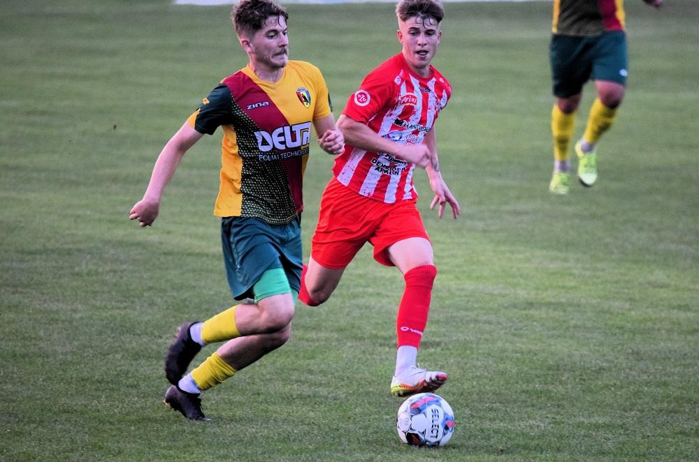 Sokół Kolbuszowa Dolna pewnie ograł w sparingu drużynę rezerw Resovii (fot. Sokół Kolbuszowa Dolna/facebook)