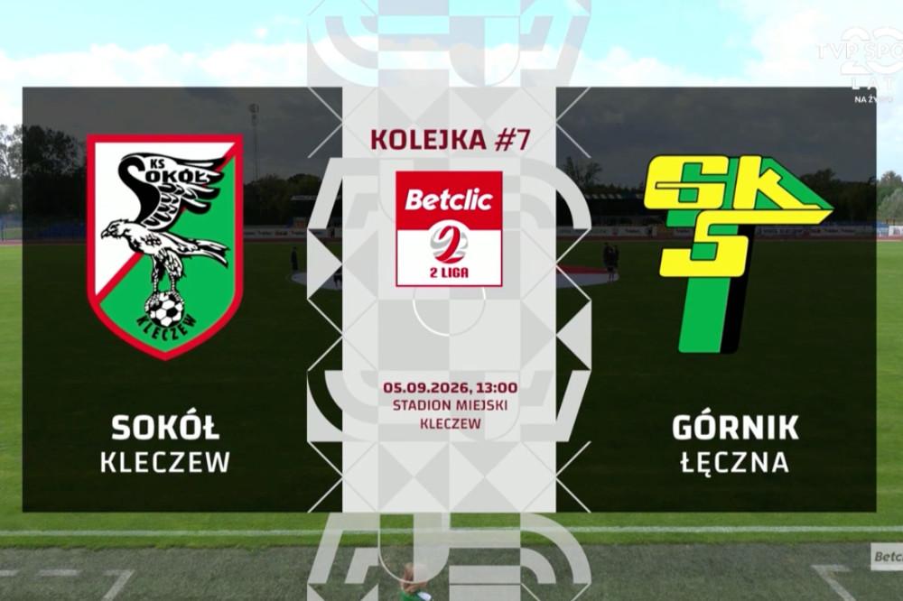 Skrót meczu Sokół Kleczew - Górnik Łęczna 0-4 (wideo OnNetwork)