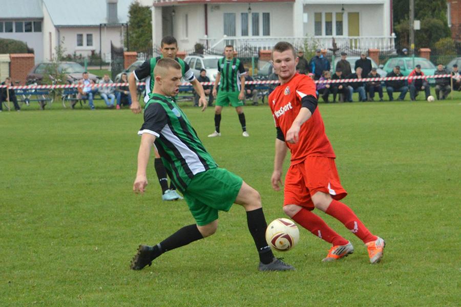 Sokół Sokolniki w zielono-czarnych strojach (fot. archiwum)
