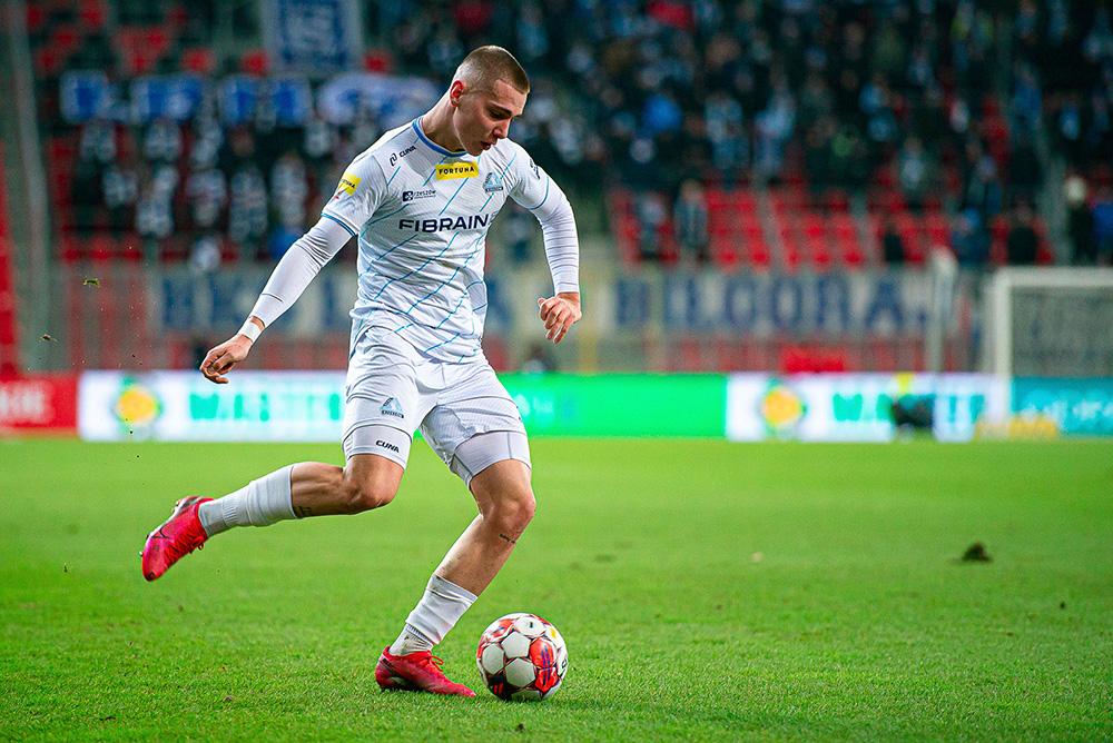 Stal Rzeszów przegrała z Motorem Lublin w pierwszym sparingu w zimowym okresie przygotowawczym. Na zdjęciu Patryk Warczak (fot. stalrzeszow.pl / archiwum)