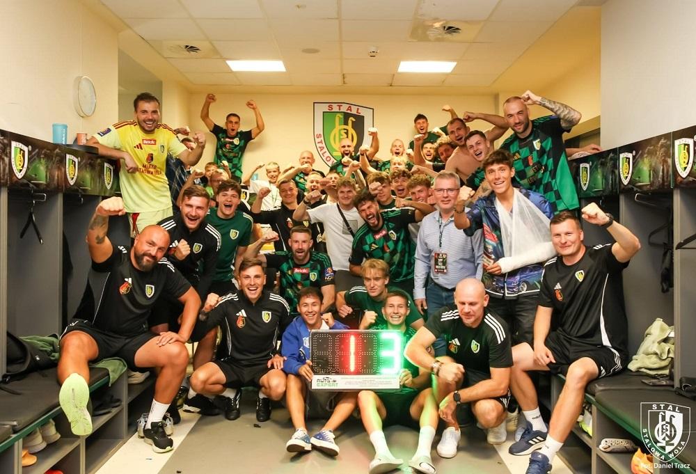 Czy Stal Stalowa Wola będzie mieć kolejne powody do radości w Pucharze Polski? Fot. Daniel Tracz