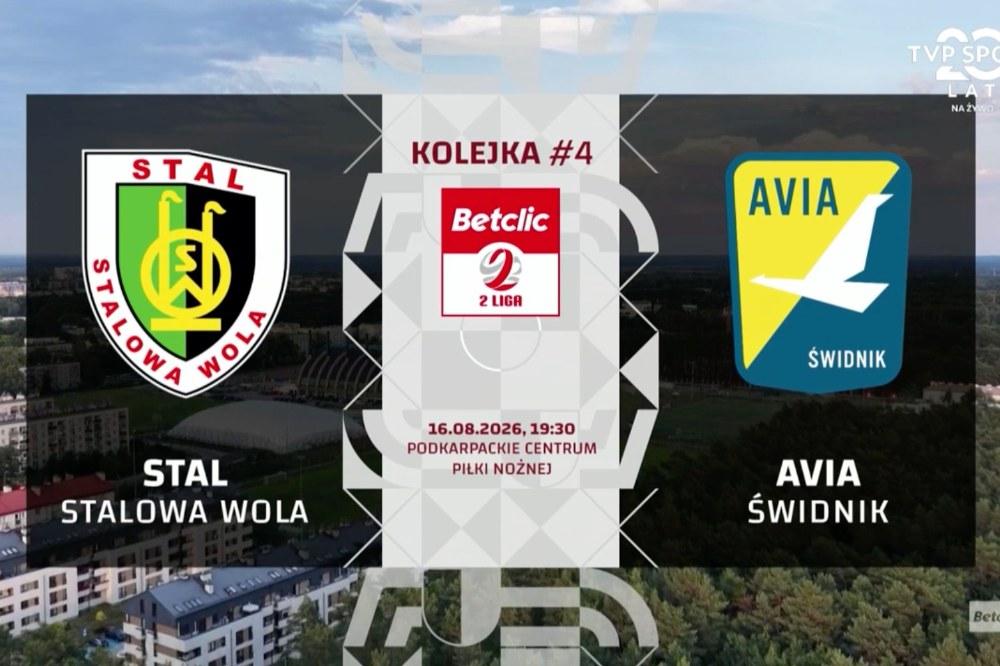 Skrót meczu Stal Stalowa Wola - Avia Świdnik 4-0 (wideo OnNetwork)