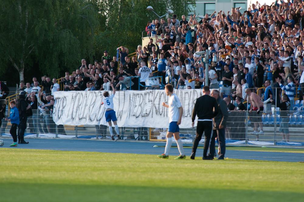 Po wygranych derbach z Siarką Tarnobrzeg piłkarze Stali Mielec zremisowali na trudnym terenie w Rybniku (fot. Grześko)